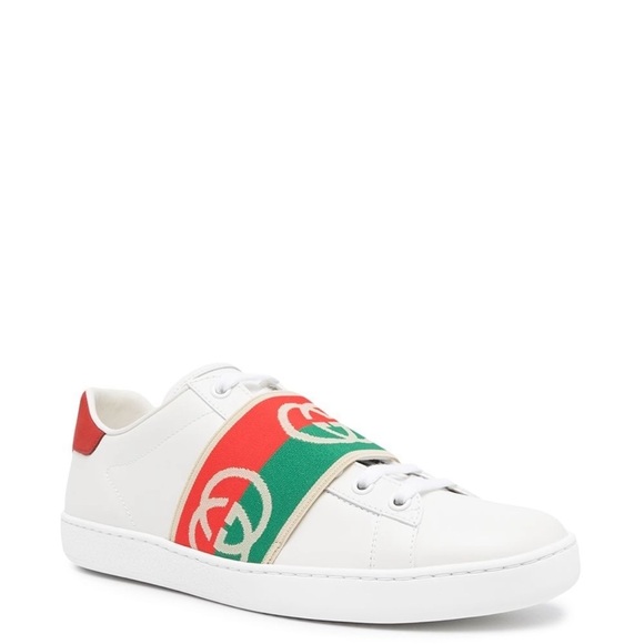 SALE!!! Gucci GG elastic logo web ace sneakers NWB - Picture 2 of 10